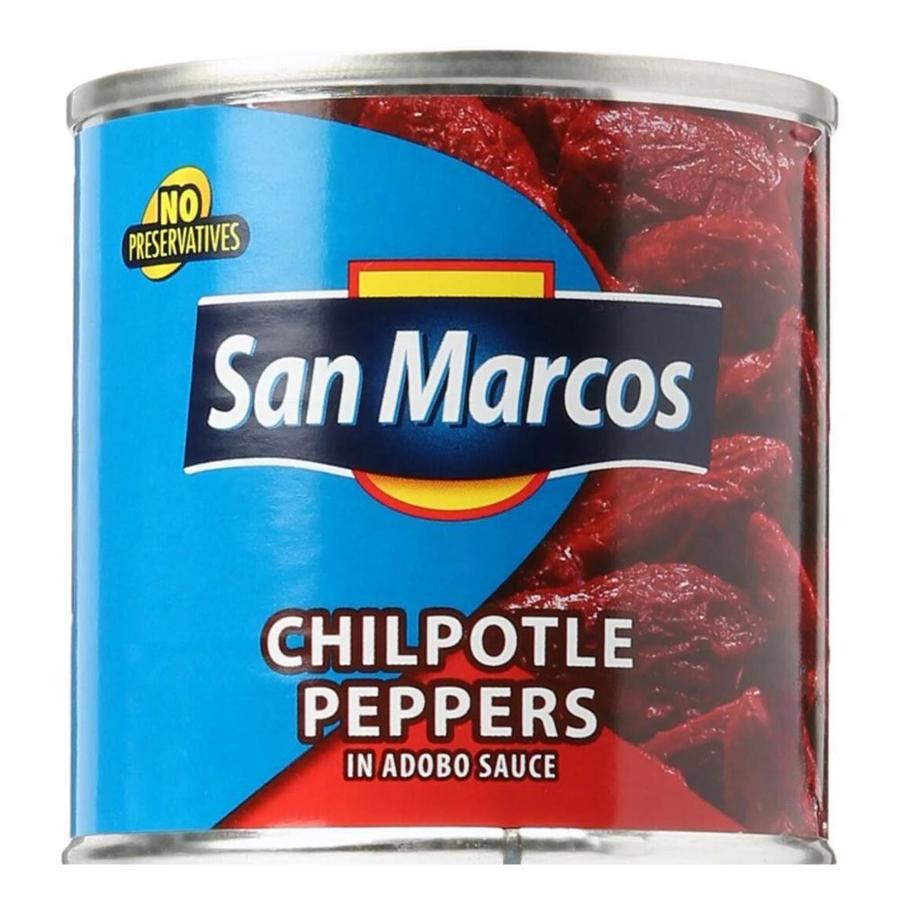 Chipotle Peppers in Adobo Sauce 2.8 kg SAN MARCOS