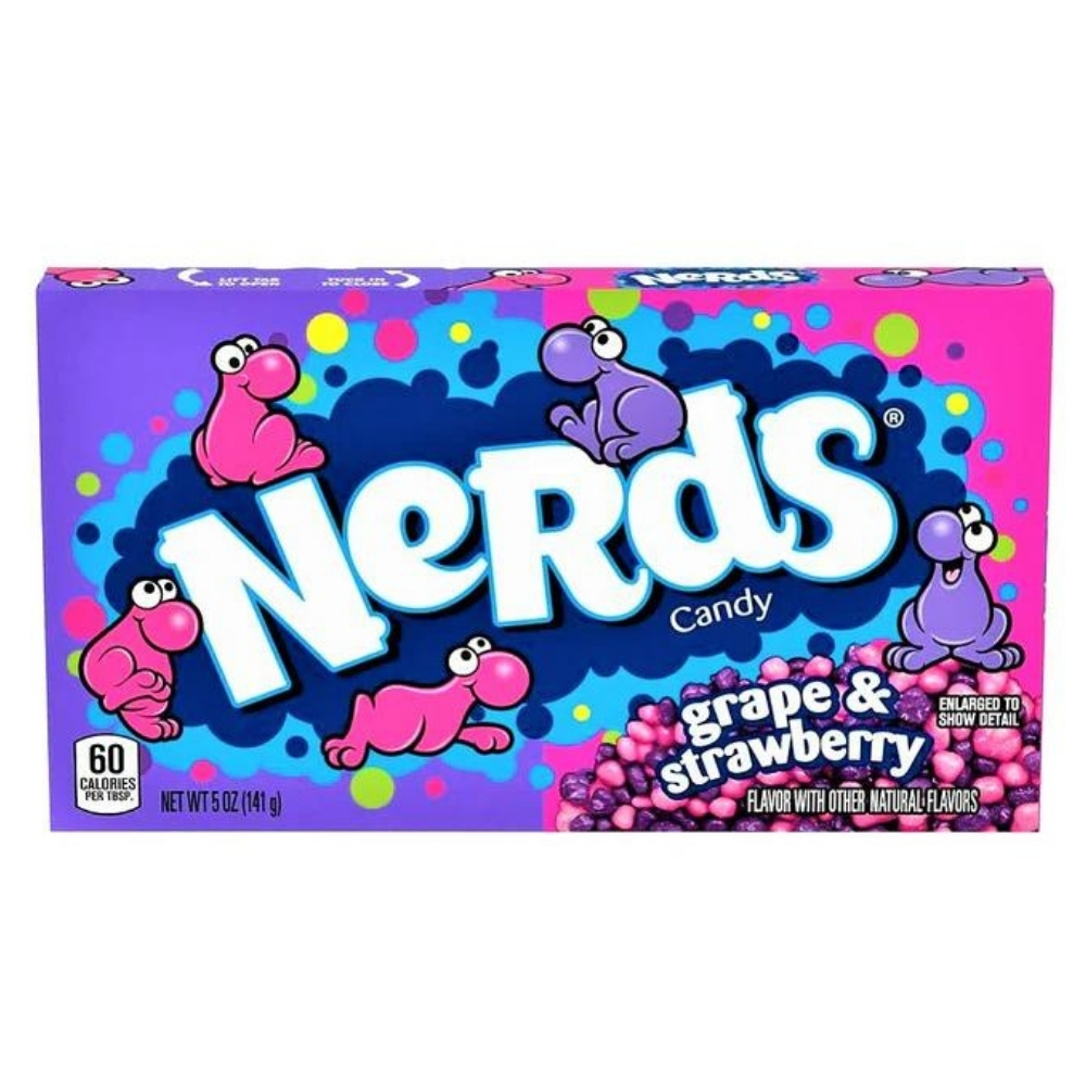 Καραμέλες με Γεύση Φράουλα & Σταφύλι 141g NERDS