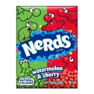 Watermelon & Cherry Flavoured Candy 47g NERDS