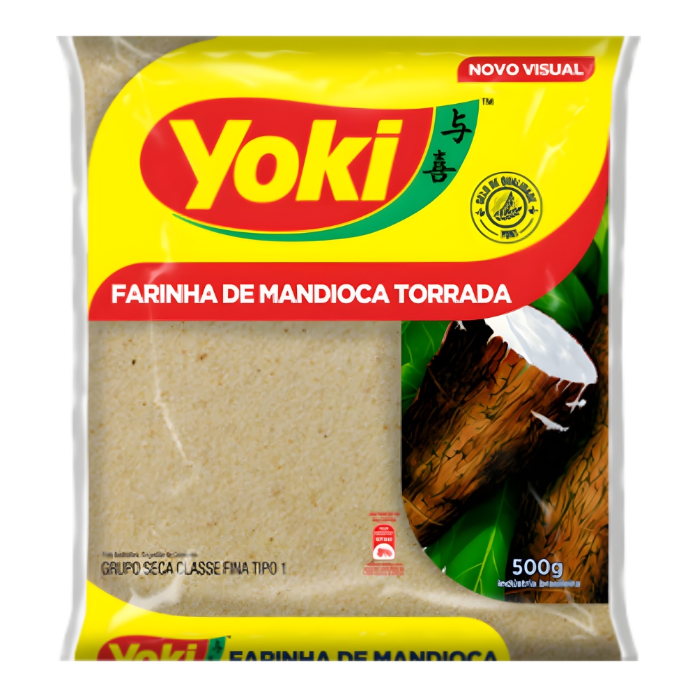Farinha Mandioca Torrada - Ψημένο Αλεύρι Μανιόκας (Κασάβας) 500g YOKI