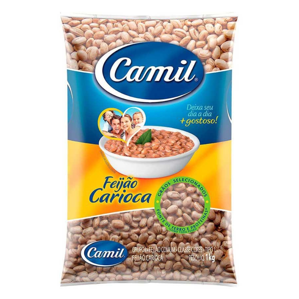 Feijao Cariofa - Φασόλια Πίντο 1 kg CAMIL