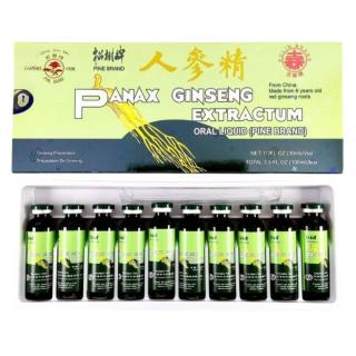 Εκχύλισμα Ρίζας Κόκκινου Γκίνσενγκ 100ml (10x10ml) 0,5%alc PINE
