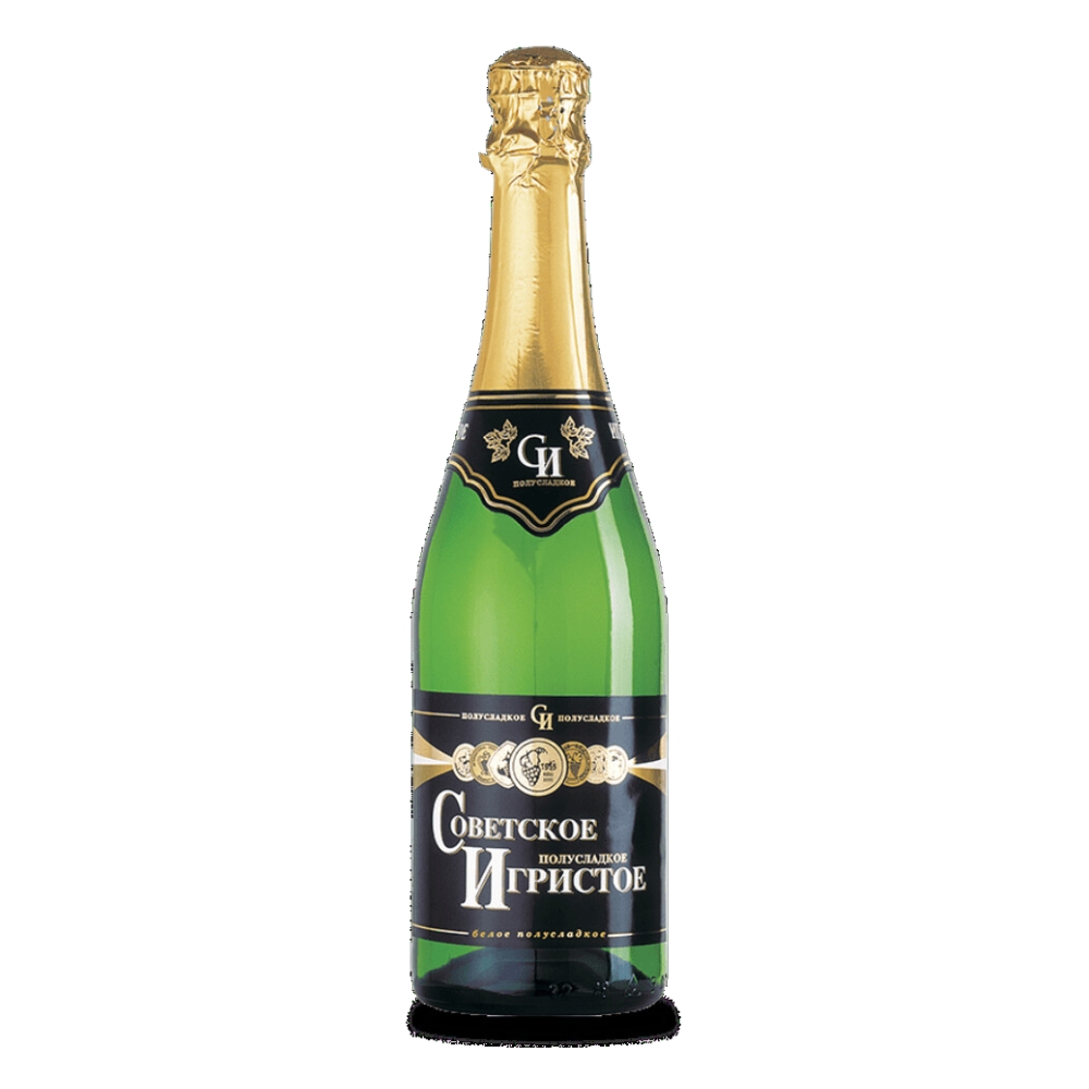 Sparkling Semi-Sweet Cider Igristoe 8.5% vol. 750ml - Шампанское Советское игристое полусладкое - SOVIETSKOE