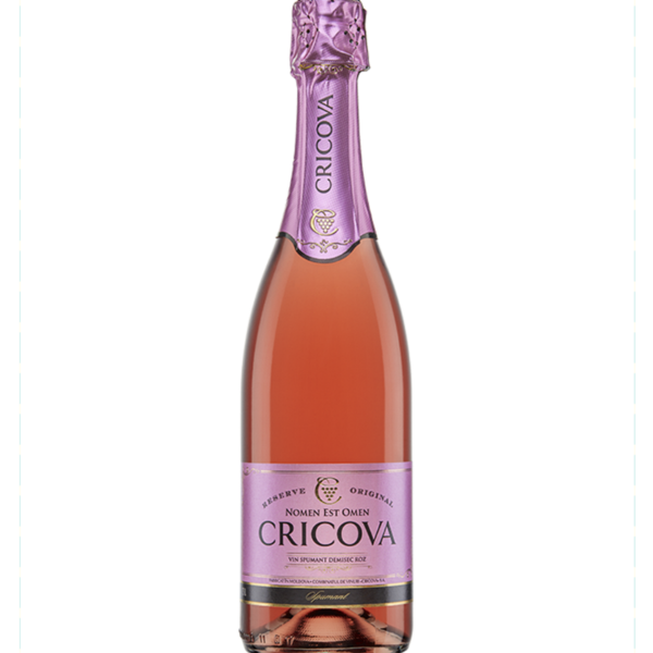 Sparkling Wine Rose Semi-Dry 750ml CRICOVA
