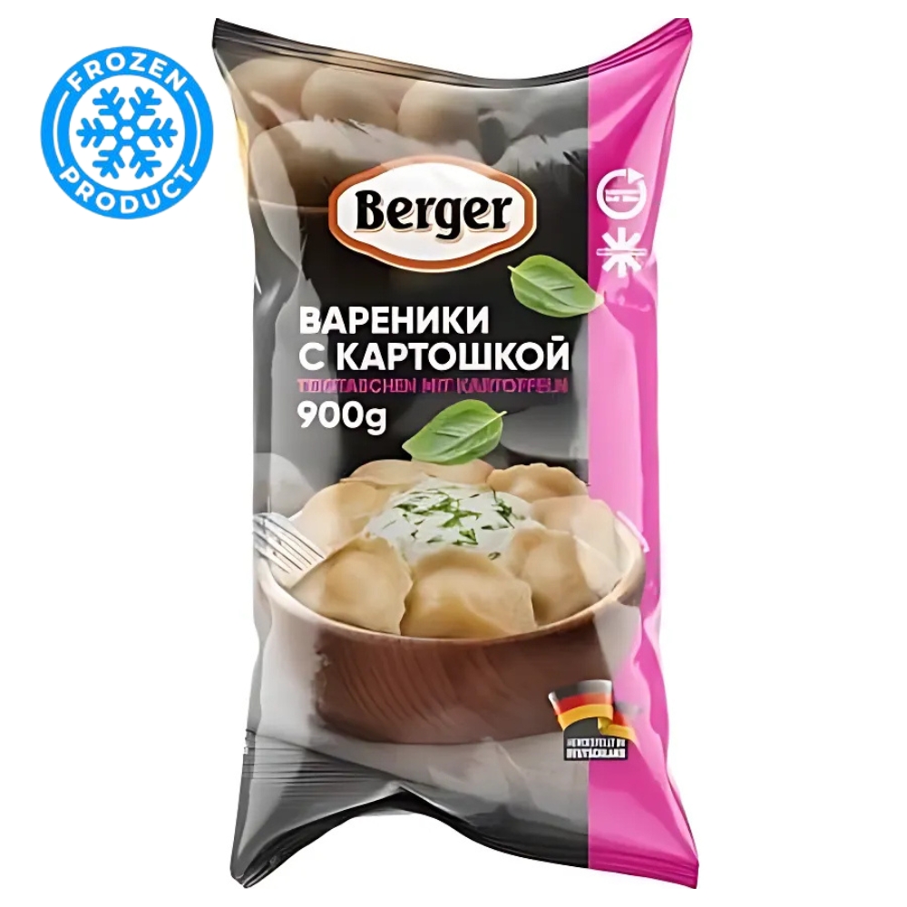 Vareniki with Potato Filling Frozen 900g BERGER