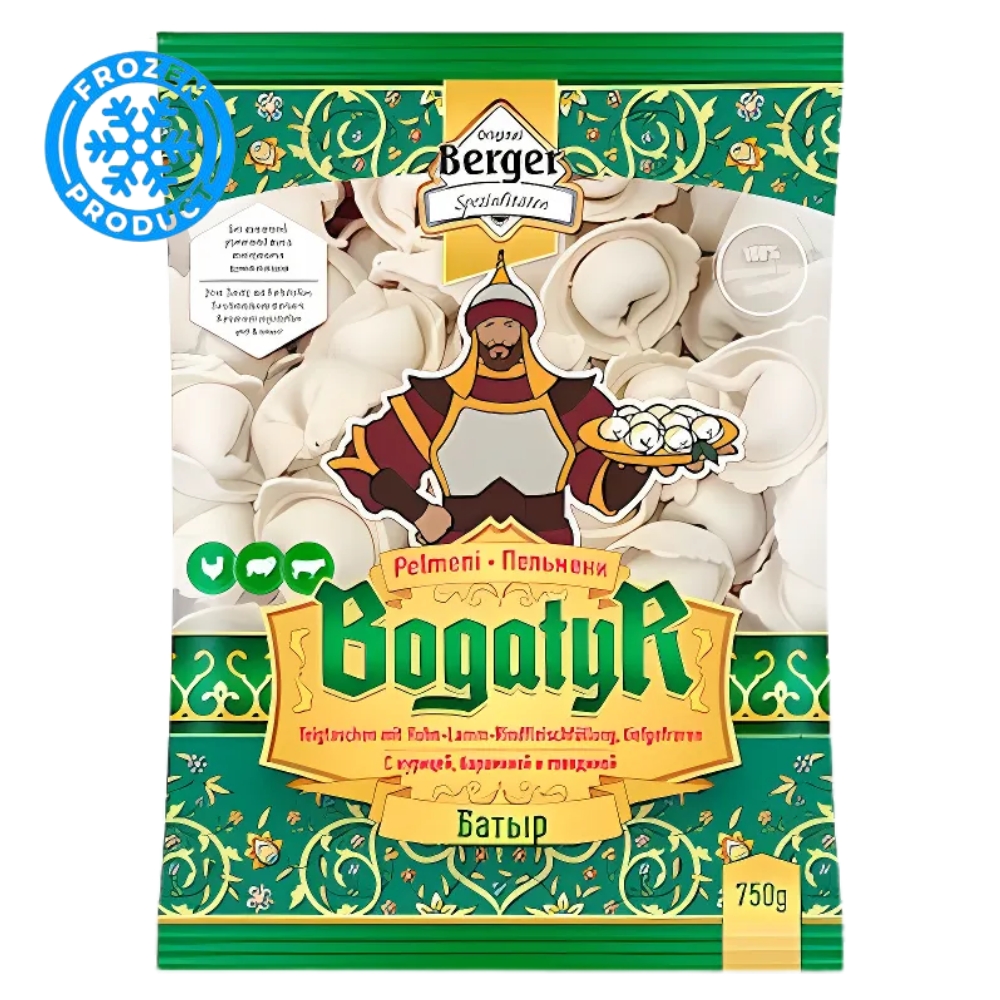 Πελμένι με Αρνί/Μοσχάρι/Κοτόπουλο Κτψ 750g BERGER