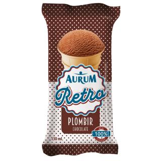 Retro Ice Cream Cup Chocolate 16% fat 130ml AURUM