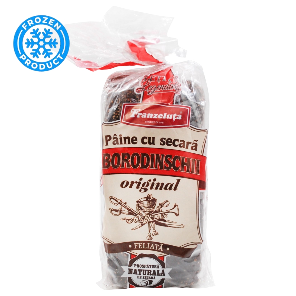 Bread Borodinskiy Frozen 600g FRANZELUTA