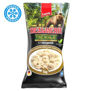 Πελμένι Βοδινό Κατεψυγμένα  - Пельмени Таежные говядина 1kg TAEGNYE