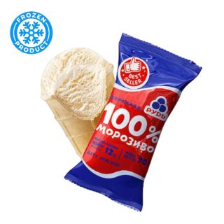 Παγωτό σε Βάφλα 100% - Рудь Мороженое 100% в ваф. 70g RUD