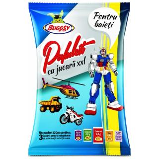Corn Puffs with Surprise XXL for Boys 125g BUGGY