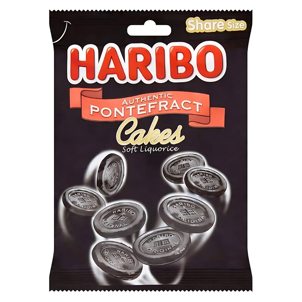 Pontefract Cakes Soft Liquorice 160g HARIBO