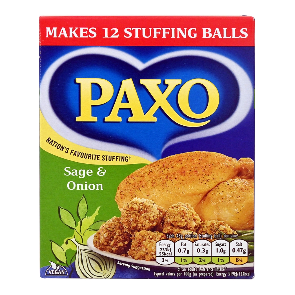 Sage & Onion Stuffing Mix 170g PAXO
