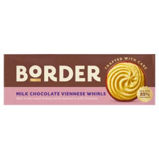 Milk Chocolate Viennese Whirls 150g BORDER