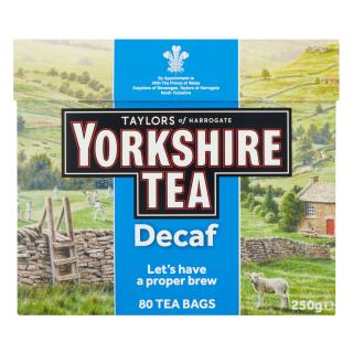Yorkshire Τσάι Decaf 80 Φακελάκια 250g TAYLORS OF HARROGATE
