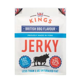 Σνακ Αποξηραμένου Βοδινού Κρέατος με Γεύση Βρετανικό Μπάρμπεκιου 25g KINGS