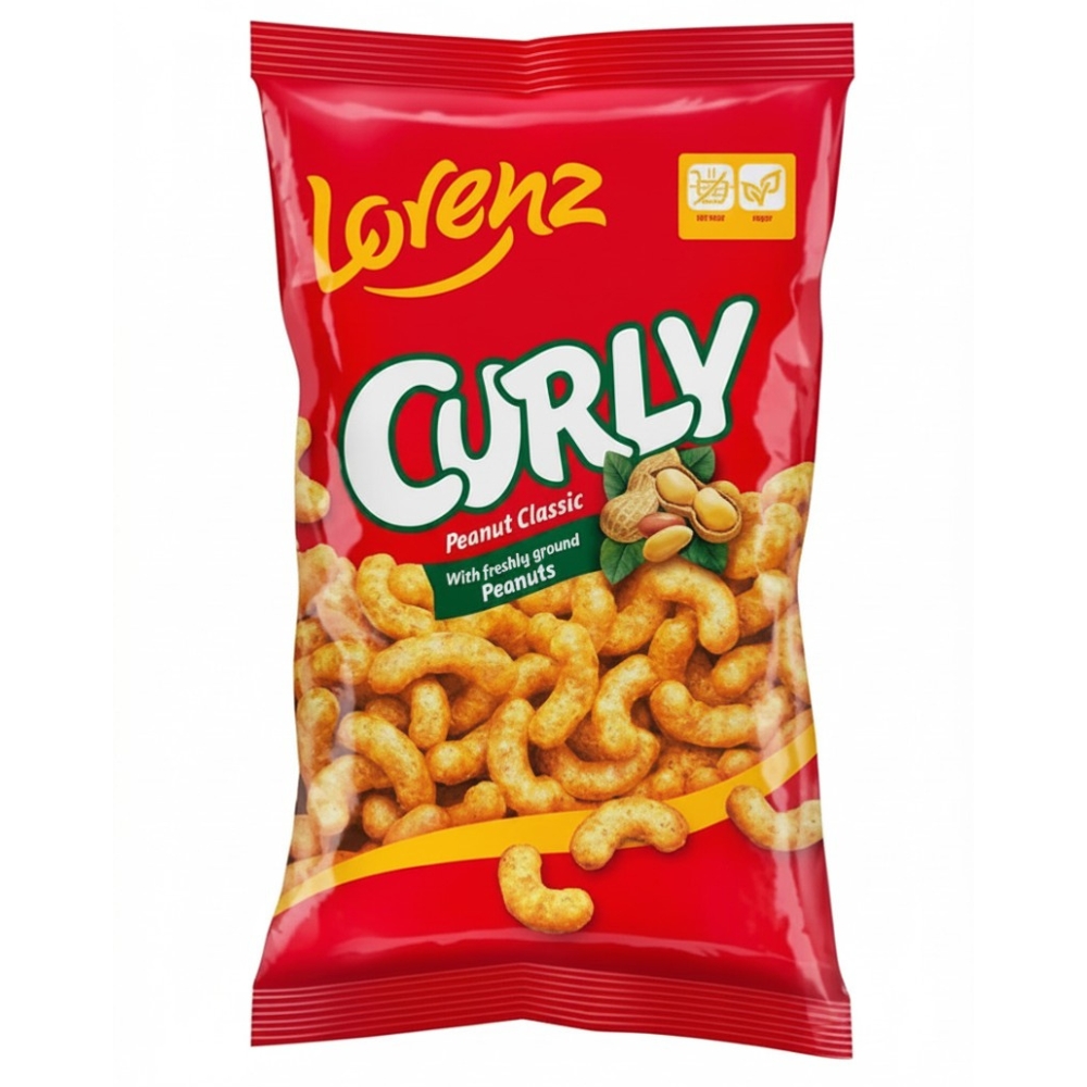Snack-World Curly Peanut Classic 120g LORENZ