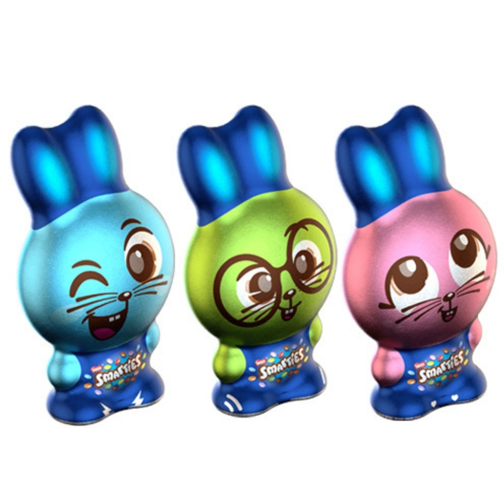 Σοκολατένιο Λαγουδάκι με καραμελάκια Smarties 94g NESTLE