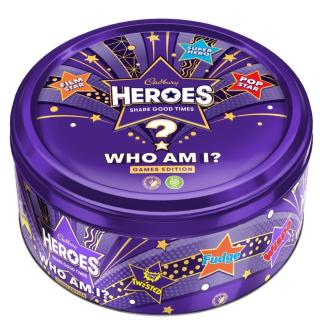 Heroes Chocolates with "Who Am I?" Game in Tin Box 750g CADBURY