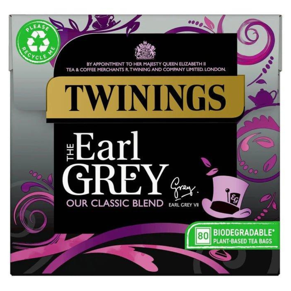 Αγγλικό Τσάι Περγαμόντο Earl Grey 80 φακελάκια TWININGS