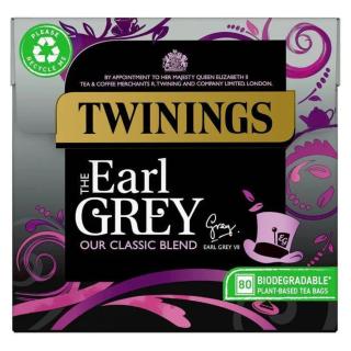 Αγγλικό Τσάι Περγαμόντο Earl Grey 80 φακελάκια TWININGS
