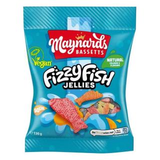 Ζελεδάκια ψαράκια με ξινή επικάλυψη 130g MAYNARD BASSETTS