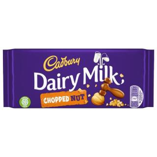 Dairy Milk Chocolate Bar Chopped Nuts 95g