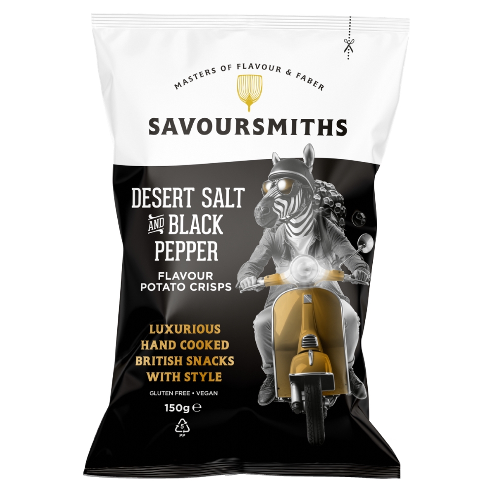 Πατατάκια Με Αλάτι Και Μαύρο Πιπέρι SAVOURSMITHS