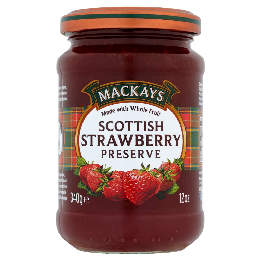Scottish Strawberry Preserve 340g MACKAYS