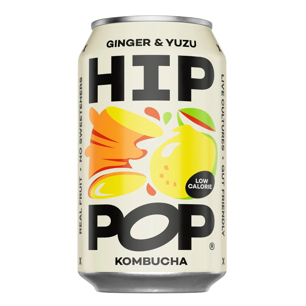 Αναψυκτικό Kombucha Τζιντζερ - Γιούζου 330ml HIPPOP