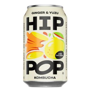 Αναψυκτικό Kombucha Τζιντζερ - Γιούζου 330ml HIPPOP
