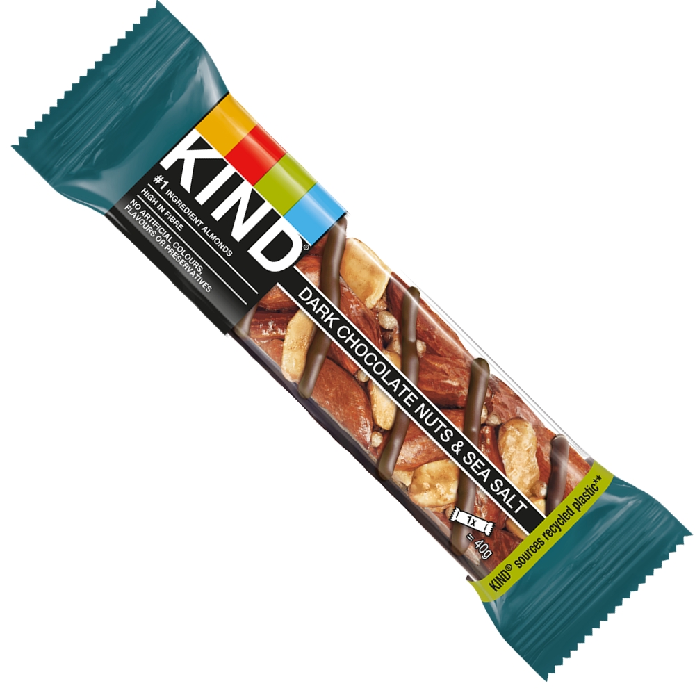 Dark Chocolate Nuts & Sea Salt Bar 40g KIND