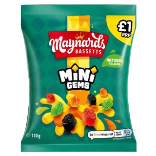 Μίνι Ζελεδάκια - Mini Gems 110g MAYNARDS BASSETTS