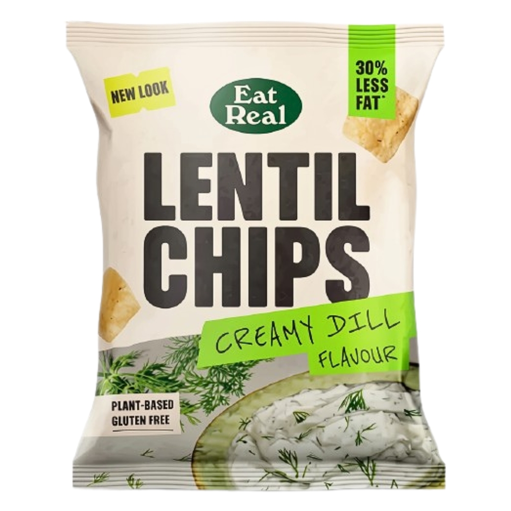 Τσιπς Φακής με Γεύση Κρέμα Άνηθου 40g EAT REAL