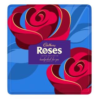 Ανάμεικτα Σοκολατάκια σε Μεταλλικό Κουτί Roses 600g CADBURY