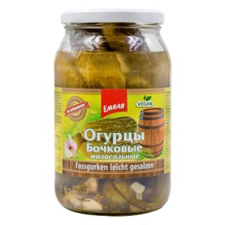 Αγγούρια Τουρσί με Λιγότερο Αλάτι 900ml EMELA