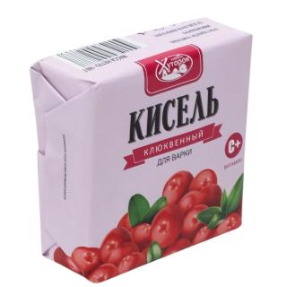 Kissel Powder Cranberry Flavour Бабушкин хуторок Кисель клюквенный  вкус 180g BABUSHKIN HUTOROK