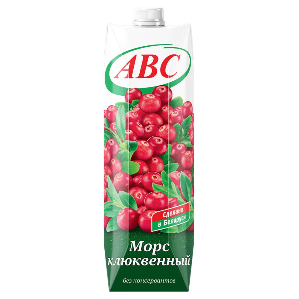 Cranberry Drink Mors - Морс клюквенный 1 lt ABC