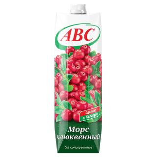 Φρουτοποτό Κράνμπερι - Морс клюквенный 1 lt ABC