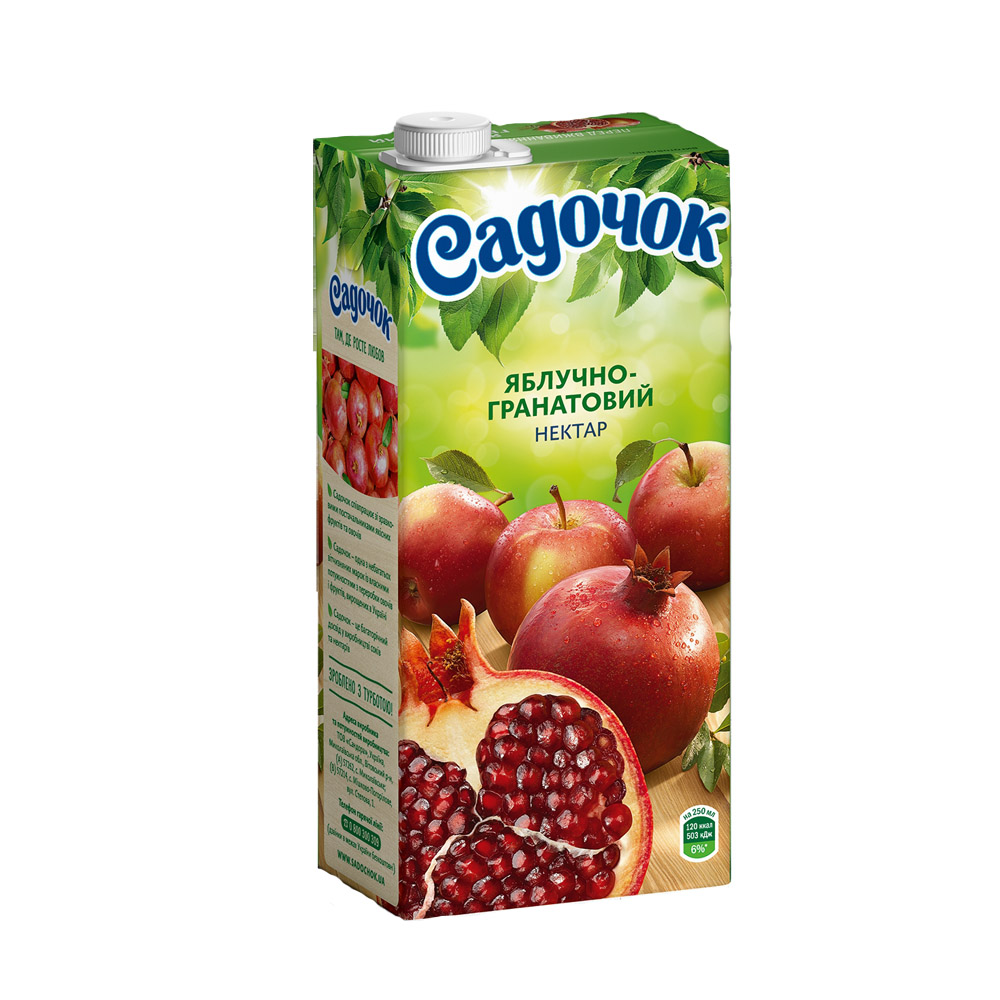 Fruit Drink With Apple And Pomegranate 950ml SADOCHOK