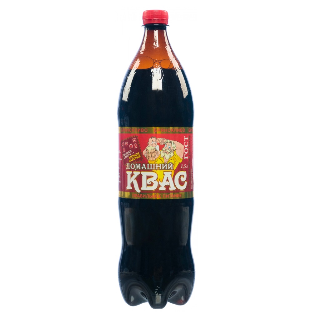 Malt Beer Kwas Domashniy - Квас Брянск Домашний 1,5 lt BRJANSK