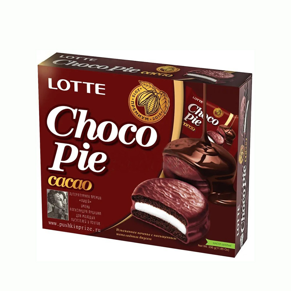 Choco Pie Cacao 336g (12X28g) LOTTE