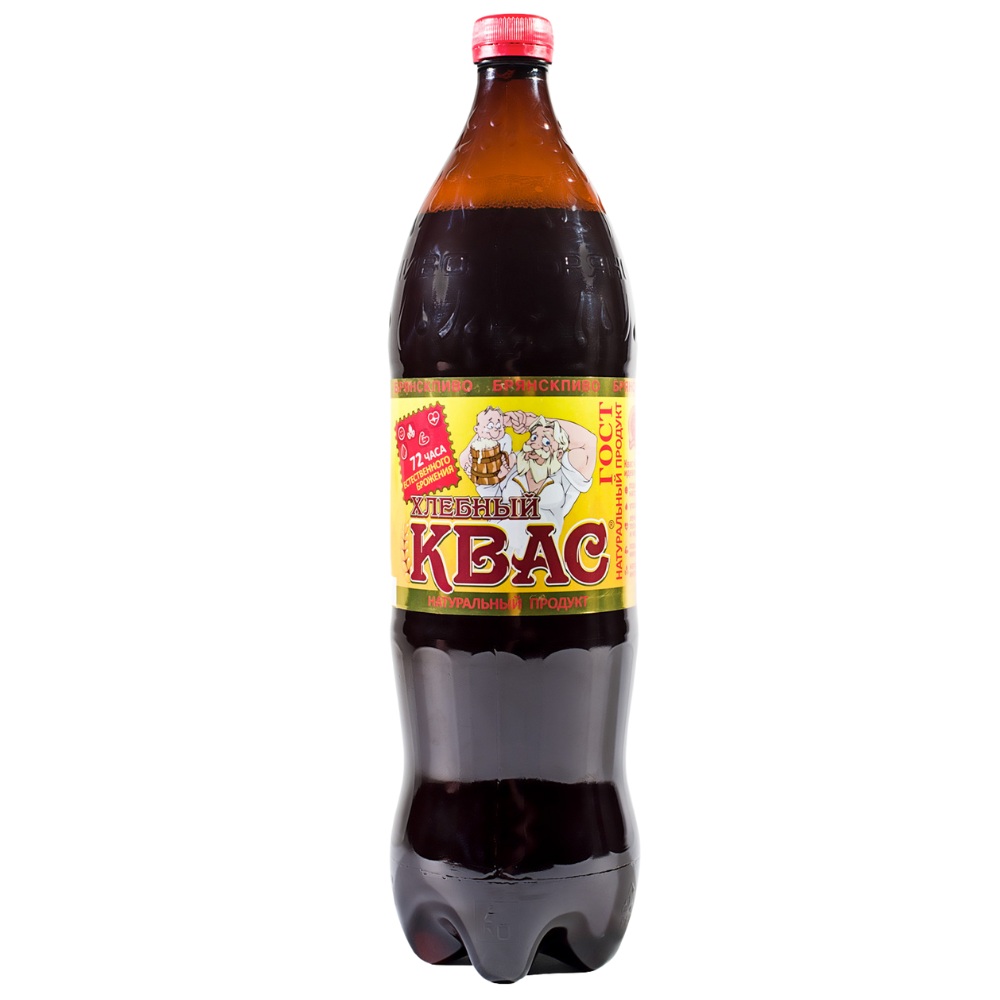 Kwas Malt Beer Квас Bread flavour-  Брянск Хлебный 1,5 lt BRJANSK