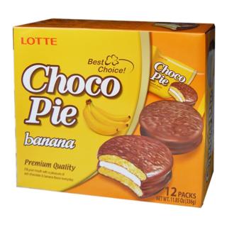 Choco Pie Μπανάνα 336g (12x28g) LOTTE