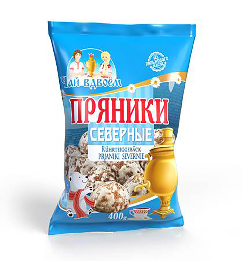 Πριάνικι Ζαβάρνιε (Пряники) 400g Чай вдвоем