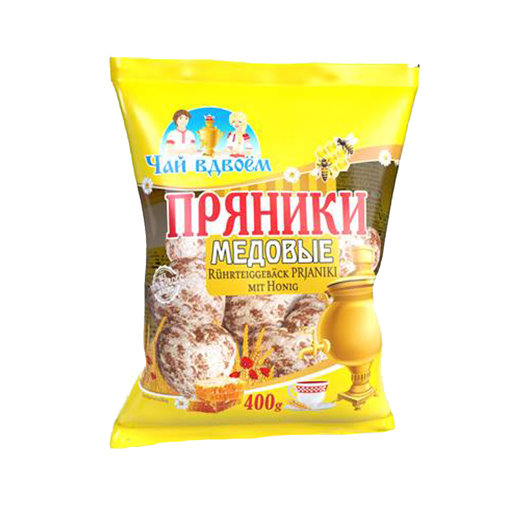 Pryaniki Biscuits With Honey (Пряники) 400g Чай вдвоем