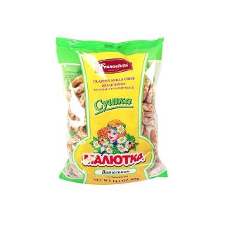 Sushki Biscuits Sugar Glazed Vanilla Flavour 400g FRANZELUTA