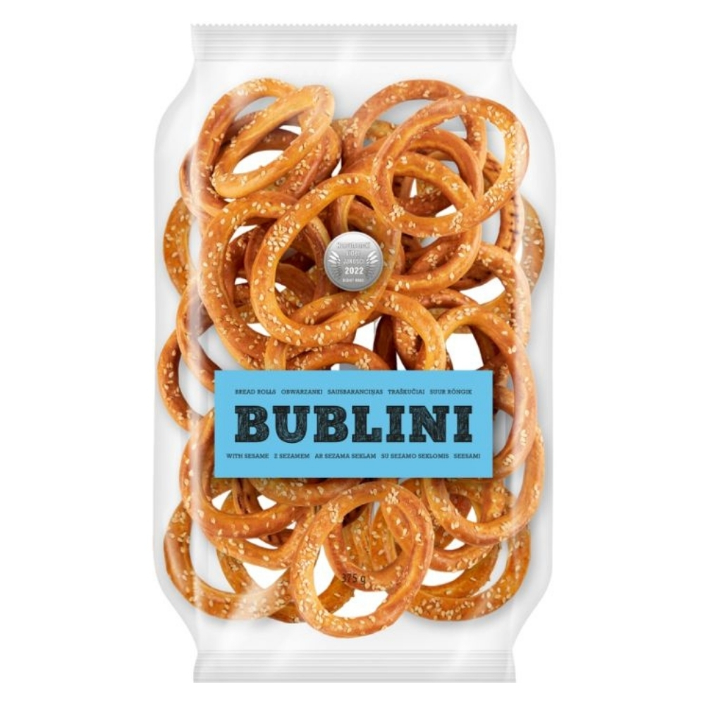 Μπισκότα Σούσκι με Σουσάμι - Сушки с кунжутом 375g BUBLINI