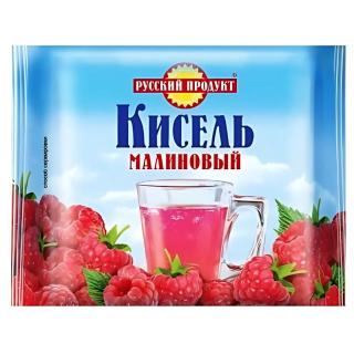 Kissel Drink Raspberry Русский Продукт Кисель брикет "Малиновый 190g RUSSKI PRODUKT