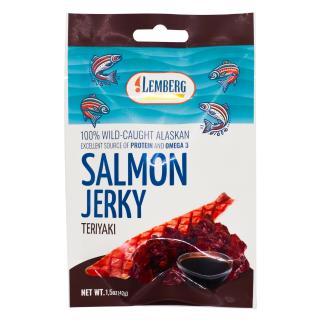 Salmon Jerky Teriyaki Flavour 42g LEMBER